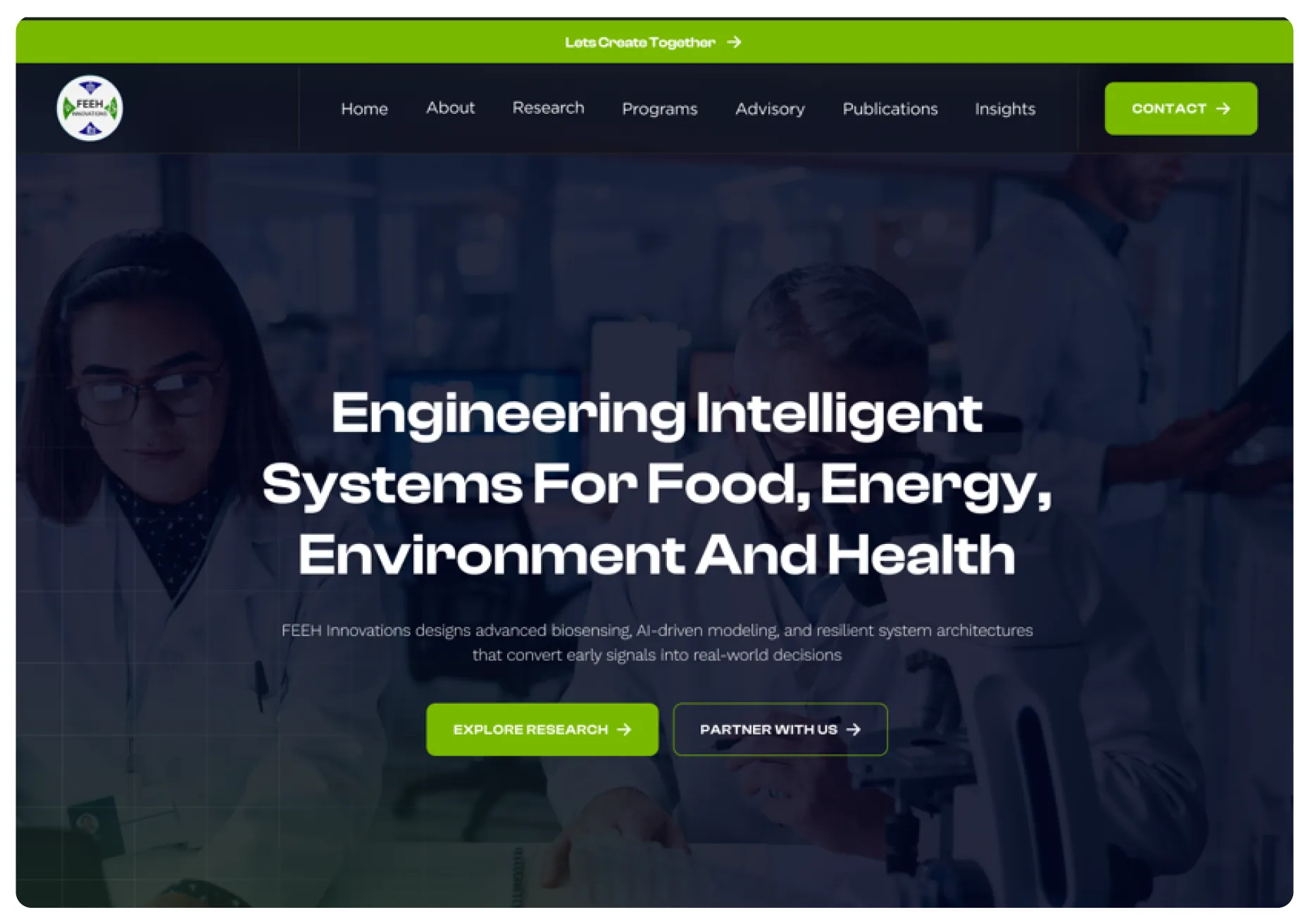 FEEH Innovations Web Design