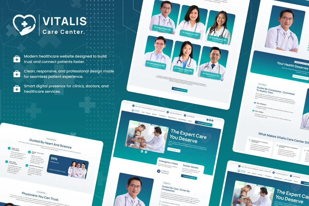 Vitalis Care Center Web Design