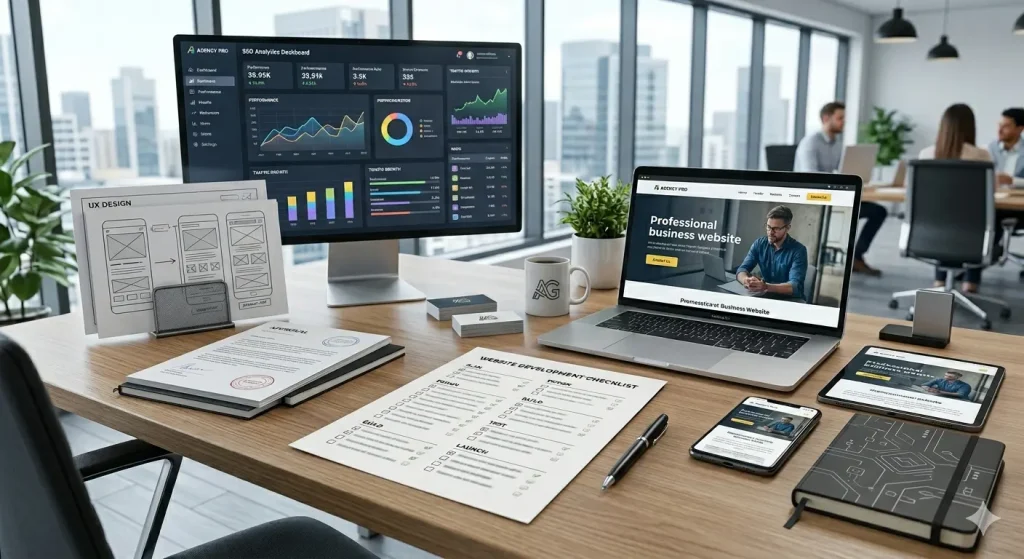 Website development checklist for business owners and agencies.